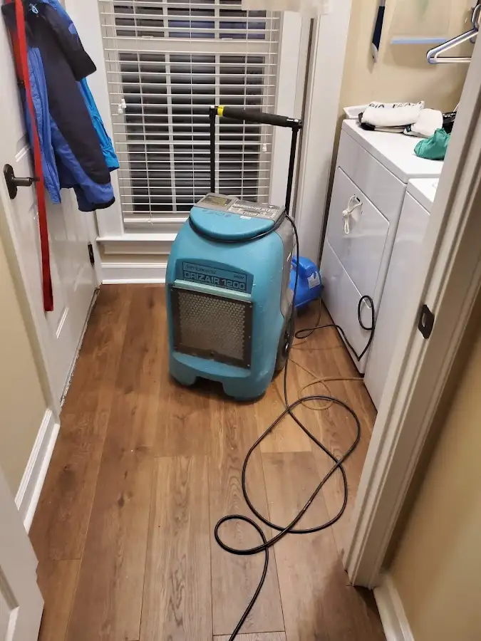 Commercial dehumidifier deployed for Flood Damage Cleanup in Ontwa